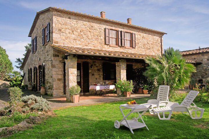 Toskana Ferienwohnung Giare im Agriturismo Casale Maremma mit Pool am Meer