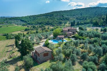 Agriturismo Casale Valle mit Pool Toskana Ferienwohnungen im Weingut