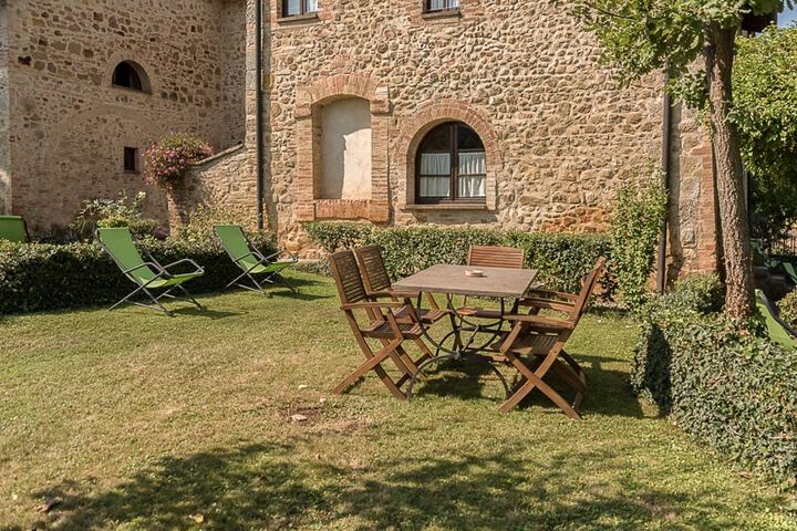 Ferienwohnung Crete La Campagna Toskana Agriturismo mit Pool Terrasse