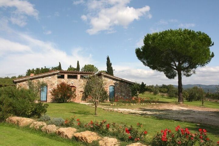 Toskana Agriturismo Weingut Il Vigneto in der Maremma mit Pool Eingang