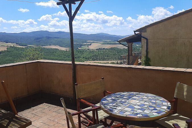 Toskana Ferienwohnung Nr. 19 im Borgo del Monte, mit Pool und Panorama Terrasse