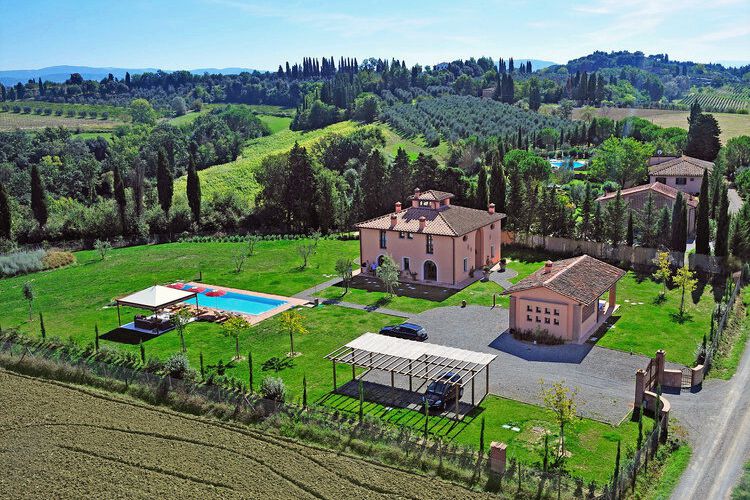 Toskana Ferienhaus Villa Francesco mit großem Pool, Alleinlage, Traumhaus, Golf