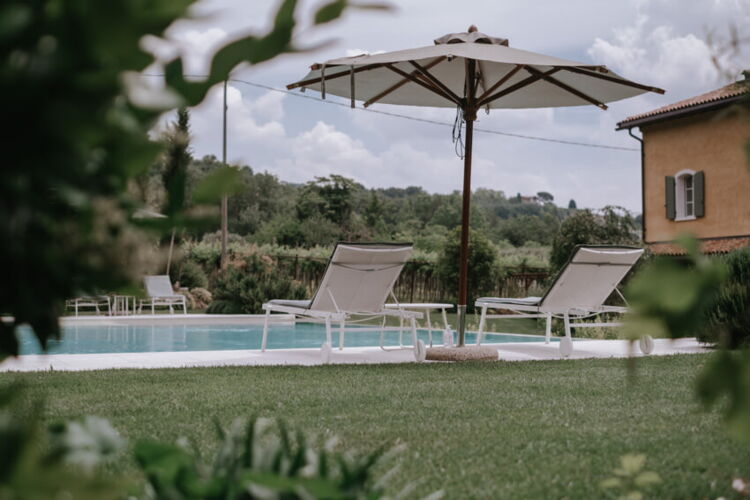 Doppelzimmer La Grigia im B&B Casa Felice am Gardasee, Bardolino mit Pool