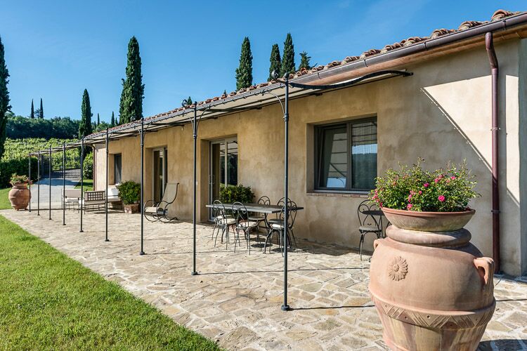 Ferienhaus Villetta im Toskana Weingut Alla Jesolana im Chianti mit Pool