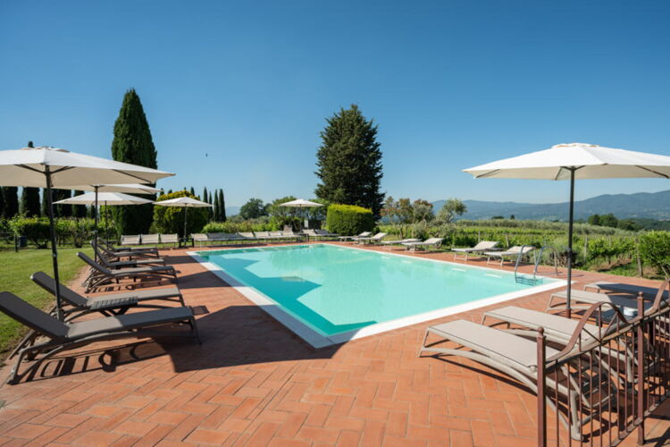 Ferienwohnung Olivaia Toskana Weingut Agriturismo Casentino mit Pool