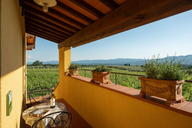 Ferienwohnung Malvasia Toskana Weingut Agriturismo Casentino mit Pool bei Florenz