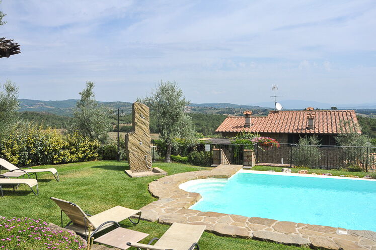 Toskana Ferienhaus Meraviglia mit Pool bei Siena