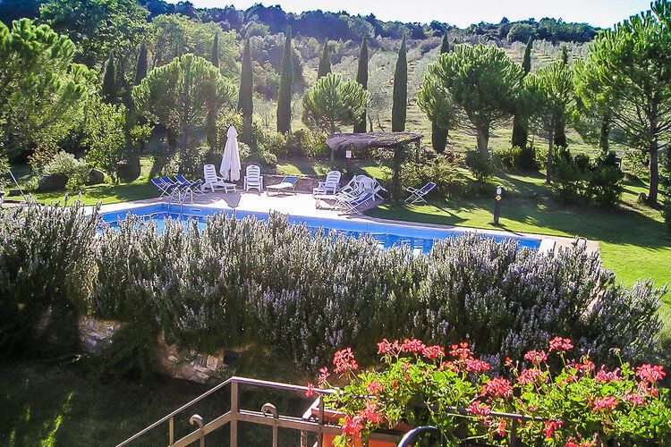 Ferienwohnung Cisto im Toskana Agriturismo Casa Murlo mit Pool