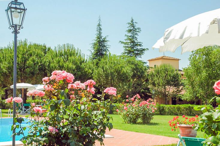 Toskana Ferienwohnung Segatoio im Chianti-Landgut Villa Panconesi mit Pool