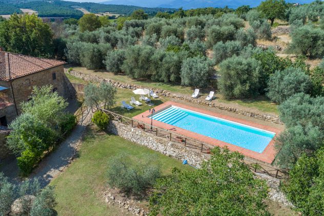Toskana Ferienhaus Porticato im Chianti für 6 Personen mit Hund, eigener Pool