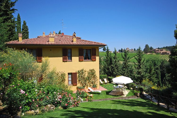 Ferienwohnung Ginestra im Toskana Agriturismo Tenuta I Cipressi im Chianti mit Pool