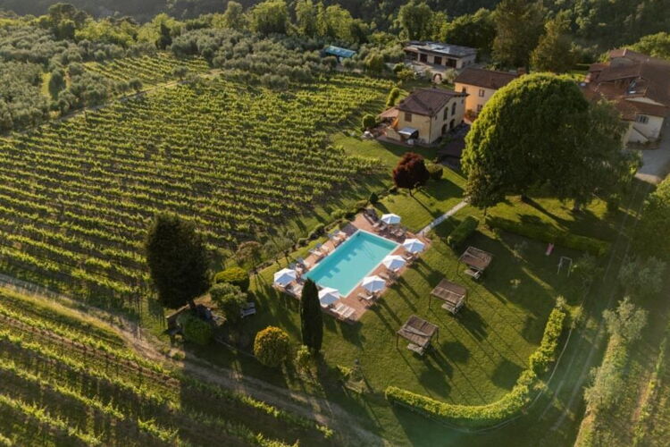Toskana Ferienwohnung Pendolino Weingut Agriturismo Casentino - kinderfreundlich mit Pool