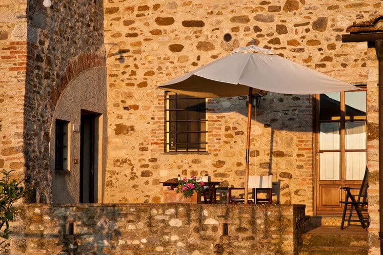 Ferienwohnung Conigliera im Toskana Agriturismo I Greppi, mit Pool und Terrasse