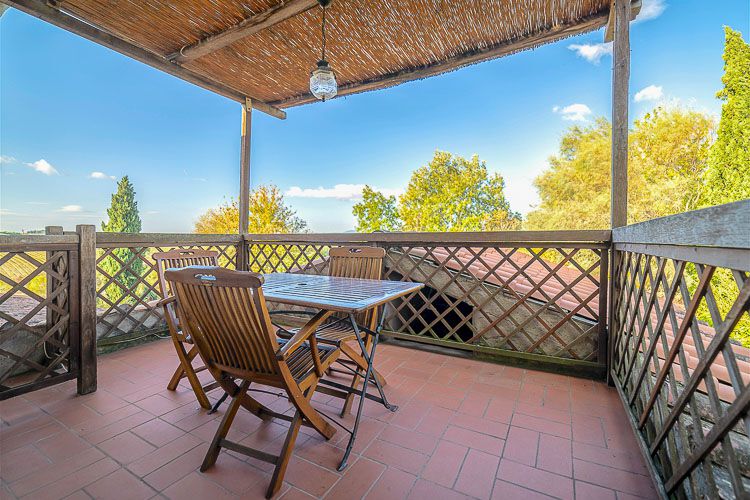 Ferienwohnung Tramontana Toskana Agriturismo Fattoria Fondacio mit Schwimmbad