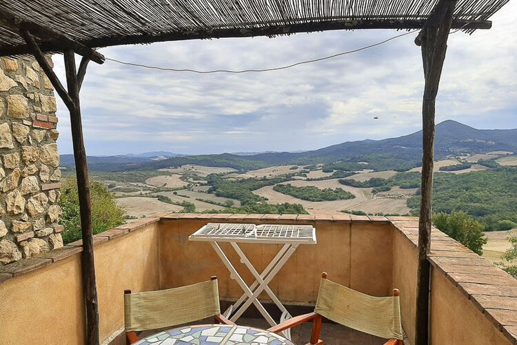 Toskana Ferienwohnung Nr. 19 im Borgo del Monte, mit Pool und Panorama Terrasse