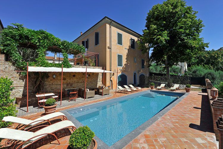 Luxus Ferienhaus Villa Angelina in Alleinlage mit Pool, Traumurlaub bei San Gimignano