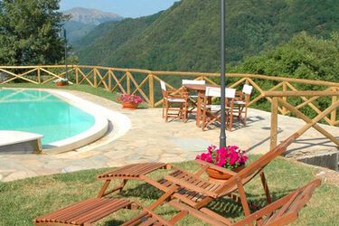 Villa Panoramica Ferienhaus: zwei Toskana Ferienwohnungen mit Pool bei Lucca