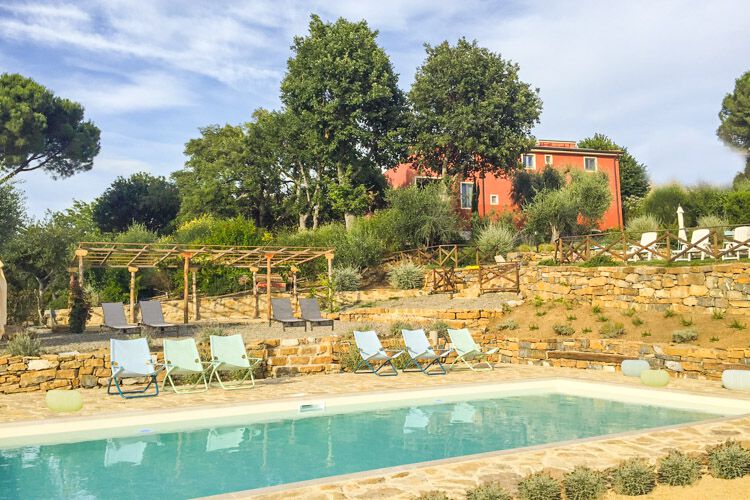 Toskana Bed and Breakfast Albero Magico am Meer, Doppelzimmer Nr. 3 mit Pool