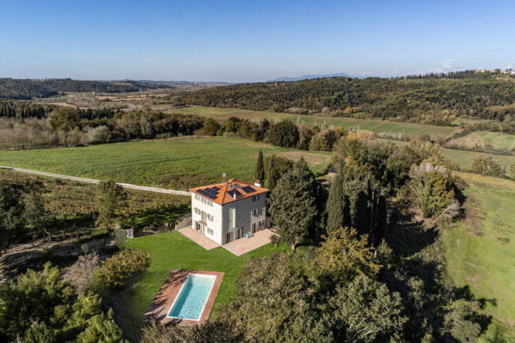 Doppelzimmer Deluxe Gialla, B&B Il Paesaggio, Toskana Boutique Hotel mit Pool bei Volterra