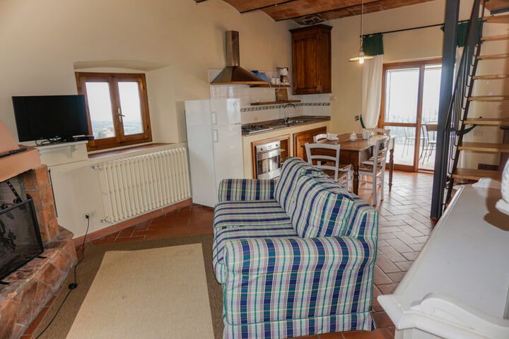Ferienwohnung Gufo Agriturismo Di Sereto Toskana mit Pool Restaurant und Reit-Möglichkeit wohnen 2