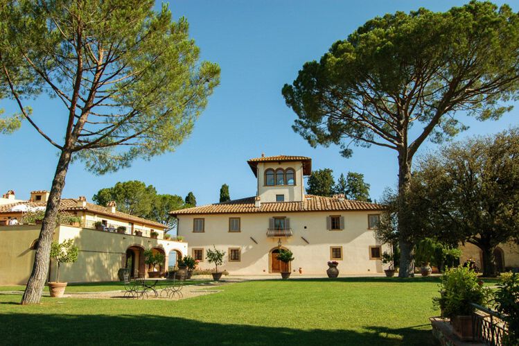 Doppelzimmer Superior Nr. 5 im Toskana Weingut Tenuta Sticciano, Paar-Urlaub mit Pool im Chianti