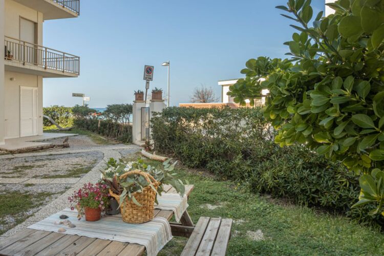 Ferienwohnung Sabbia für Familien direkt am Sandstrand von San Vincenzo