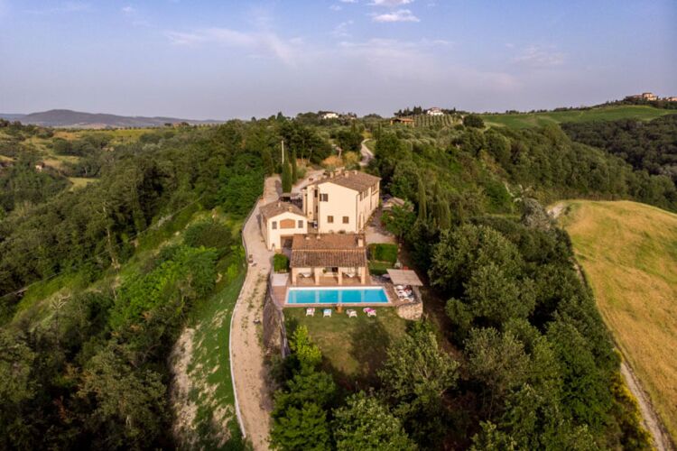 Toskana Ferienwohnung Gemme im Agriturismo Lucullo, mit Pool und Restaurant