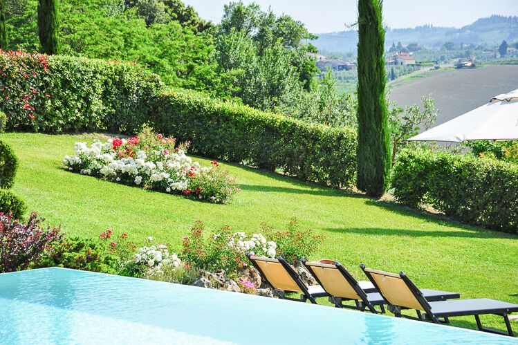 Ferienwohnung Casale Renai 2 mit Pool und Toskana Landschaft