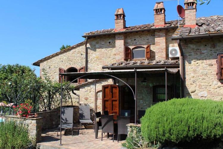 Toskana Ferienhaus Villa Francigena in Alleinlage mit Pool bei San Gimignano