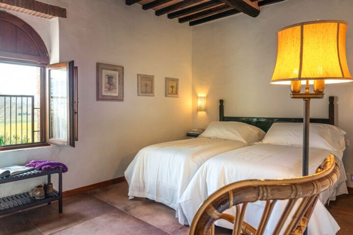 Agriturismo Il Cicalino in der Maremma Ferienwohnung Ceppo 8 Zweibettzimmer