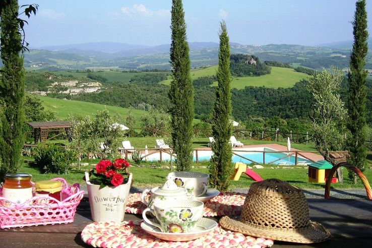 Ferienwohnung Ginepro Relais di Paola, mit Terrasse und Pool nah am Meer