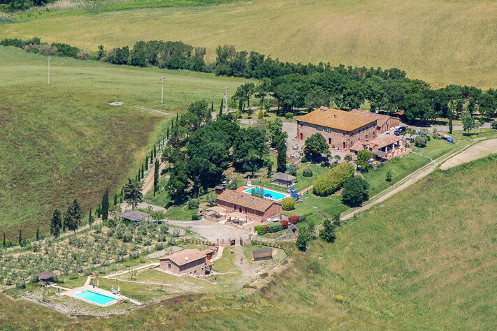 Ferienwohnung Rosa Toskana Agriturismo Il Massimo mit Pool für Familien-Urlaub