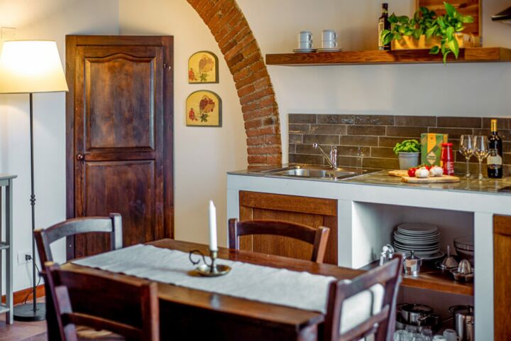 Maremma Agriturismo Il Cicalino Ferienwohnung Ceppo 5 Esstisch