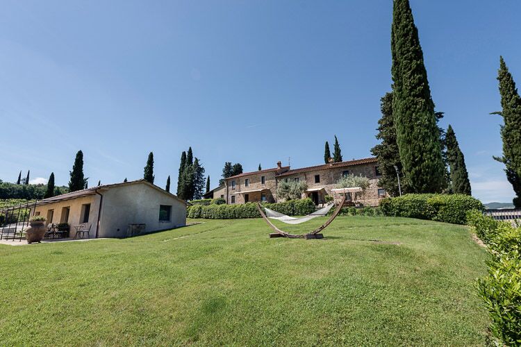 Ferienhaus Villetta im Toskana Weingut Alla Jesolana im Chianti mit Pool