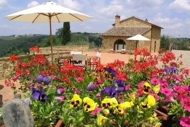 Weingut I Greppi Ferienwohnungen im Chianti mit Pool, Frühstück und Abendessen