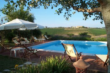 Fattoria Fondacio Toskana Bio-Weingut Agriturismo mit Ferienwohnung und Pool