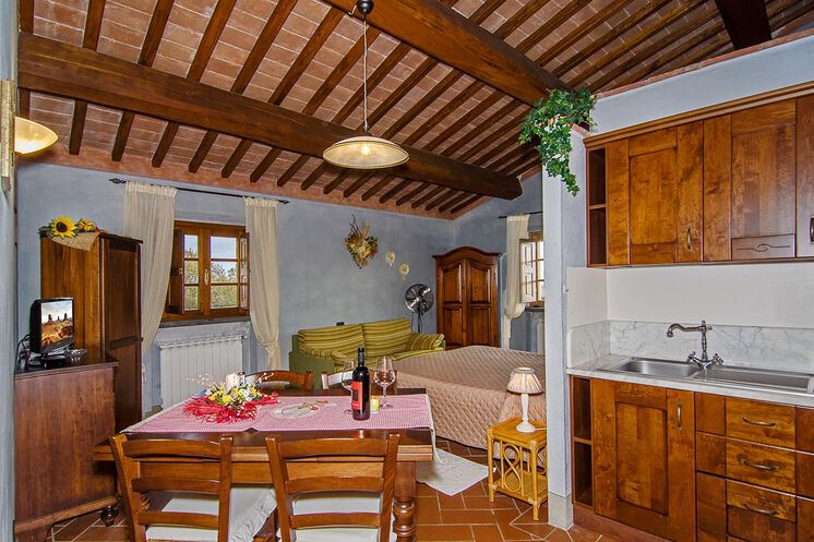 Ferienwohnung Melograno + Acacia Toskana Agriturismo Valli Ferone mit Pool und Spielplatz