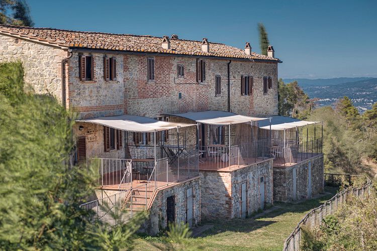 Ferienwohnung Istrice Toskana Agriturismo di Sereto im Chianti mit Pool und Restaurant