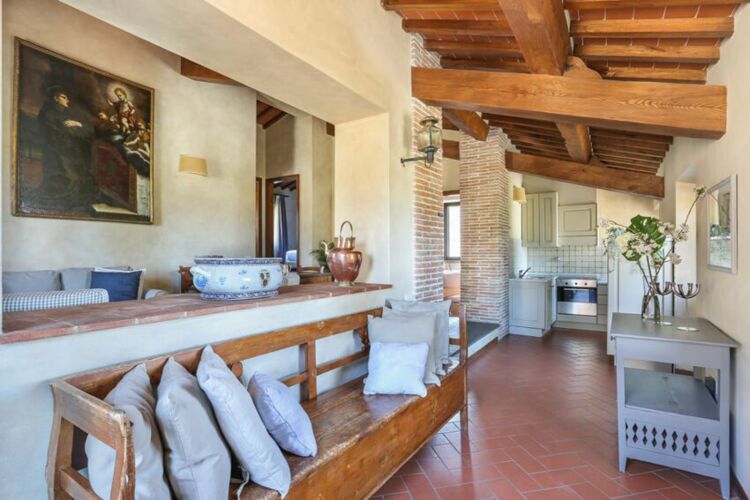 Ferienwohnung Belvedere Toskana Luxus Weingut Alla Jesolana mit Restaurant und Pool