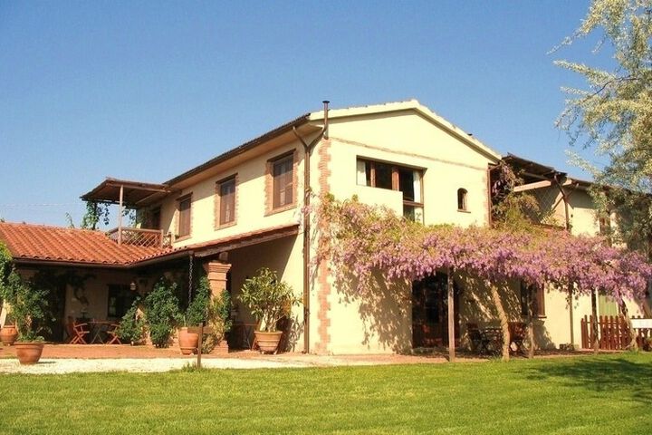 Fattoria Fondacio Toskana Weingut, Ferienwohnungen mit Pool bei Florenz Garten 1