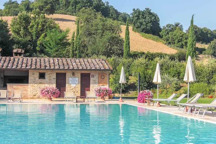 Toskana Ferienwohnung Monteriggioni im Landgut La Campagna, mit Pool, hundefreundlich