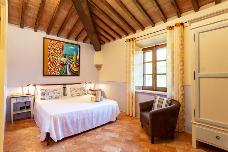 Doppelzimmer Nr. 1, Toskana, Hotel Antico Mulino, mit Pool bei San Gimignano