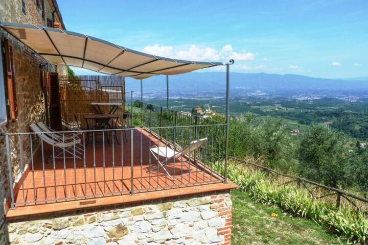 Ferienwohnung Istrice Agriturismo Di Sereto Toskana mit Pool Restaurant und Reit-Möglichkeit Ausblick