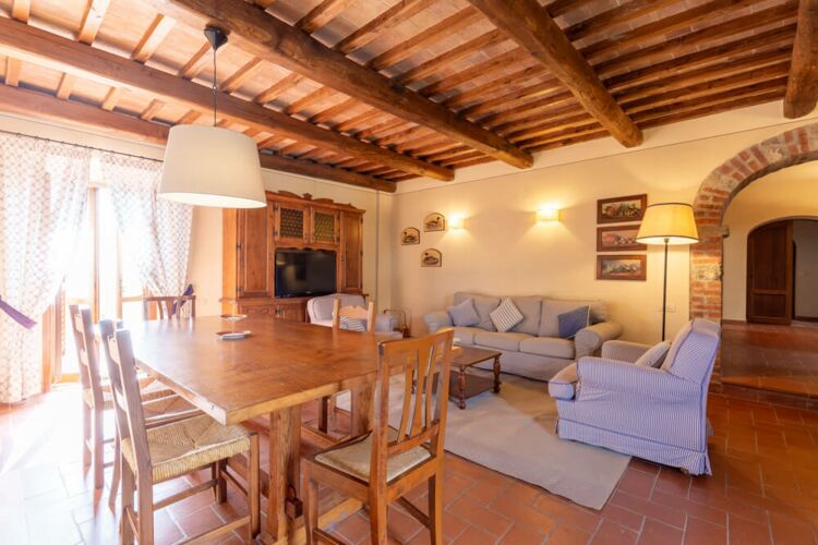 Ferienwohnung Istrice Toskana Agriturismo di Sereto im Chianti mit Pool und Restaurant