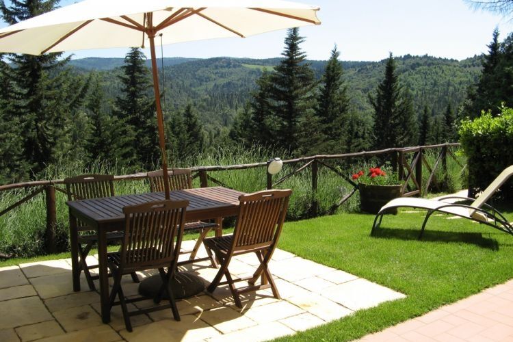 Ferienwohnung Quercia Toskana Chianti Agriturismo Tenuta I Cipressi mit Pool
