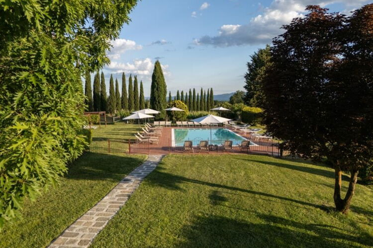 Ferienwohnung Morellino Toskana Weingut Agriturismo Casentino mit Pool