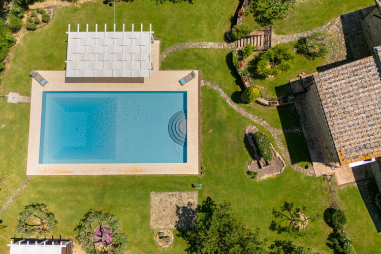 Toskana Ferienhaus Villa Francigena in Alleinlage mit Pool bei San Gimignano