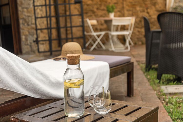 Ferienwohnung Casetta Typ A Agriturismo Casale mit Pool am Meer