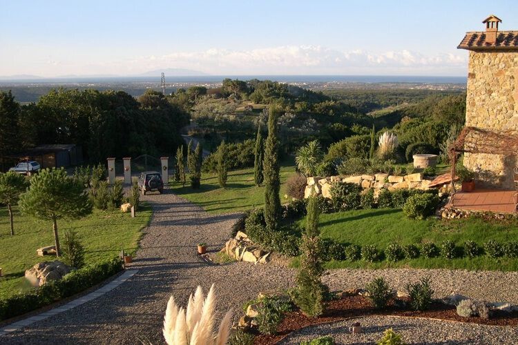 Ferienwohnung Sassicaia, Toskana Landgut Podere Vista Mare am Meer mit Pool