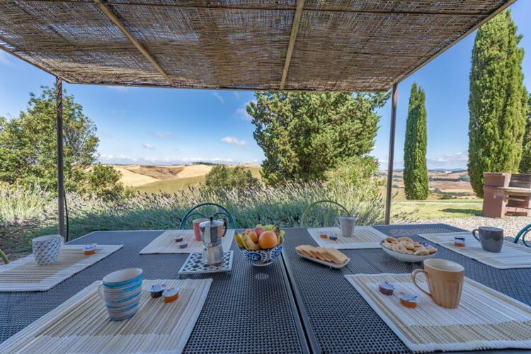 Ferienwohnung Papavero im Agriturismo Aquila in der Toskana, mit Pool